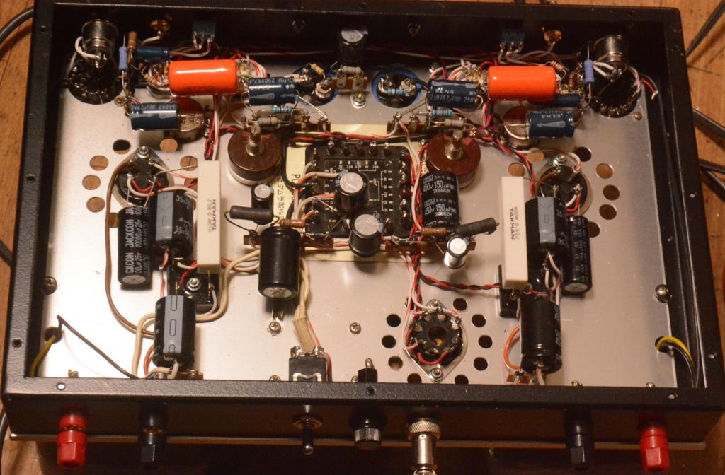 50 tube SE stereo amplifier pure class A1 * All transformer are TAMURA