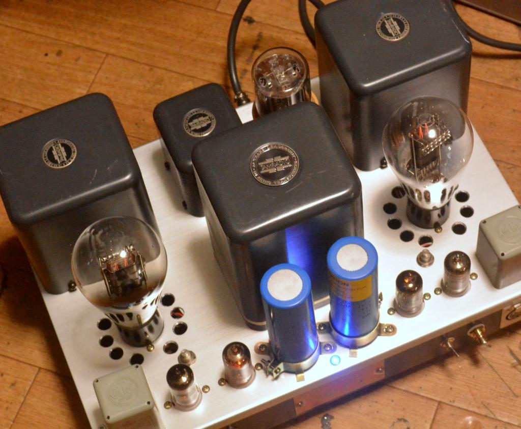 50 tube SE stereo amplifier pure class A1 * All transformer are TAMURA