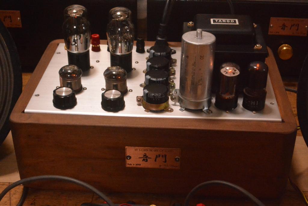 45 SE stereo tube amplifier with JENSEN A-12 (red logo) power supply embedded
