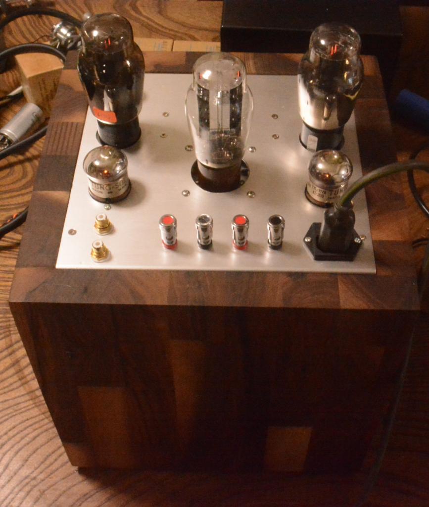 "The Tesseract" 71A tube preamp, using for Bluetooth connection 0.7W output