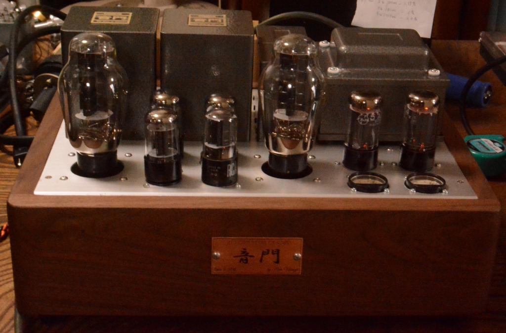 300B stereo tube amplifier class A1, 8W output