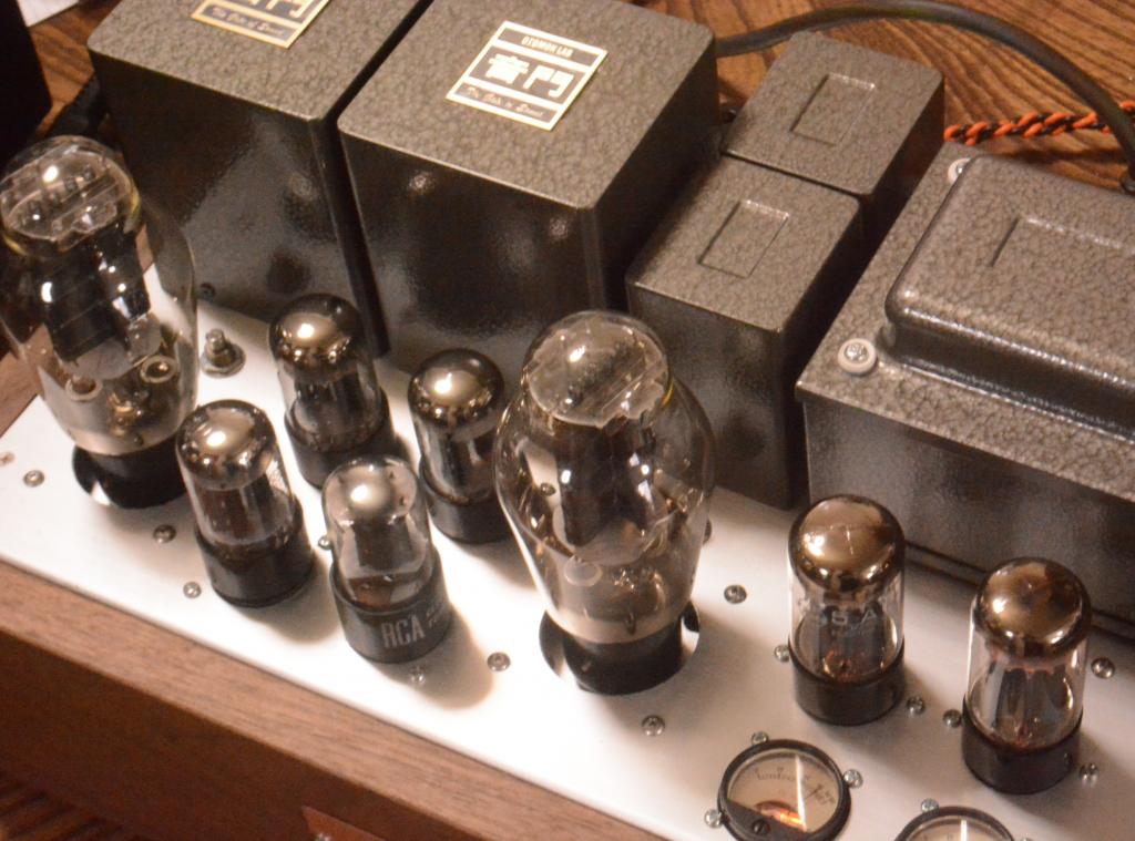 300B stereo tube amplifier class A1, 8W output