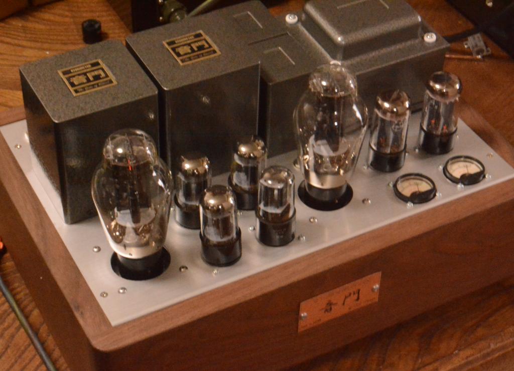 300B stereo tube amplifier class A1, 8W output