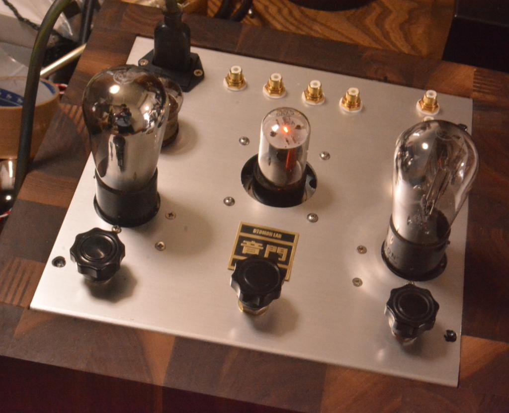 "The Tesseract" 71A tube preamp, using for Bluetooth connection 0.7W output