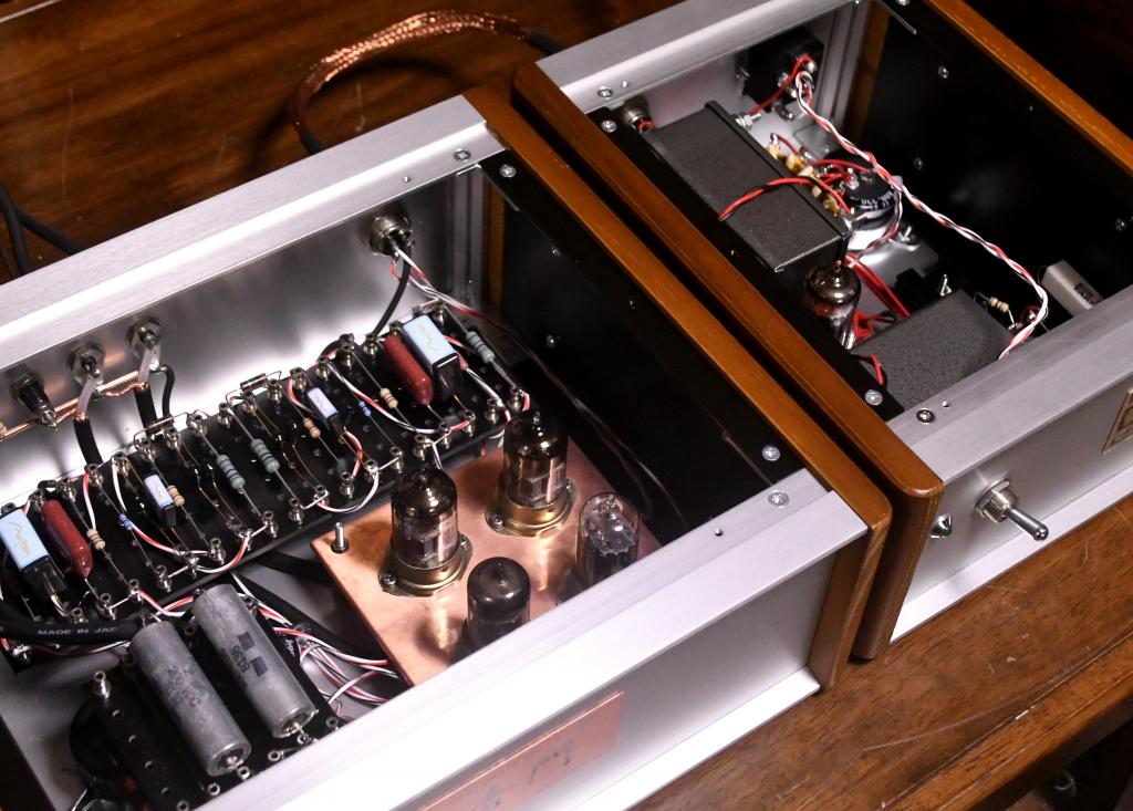 MM phono preamp using D3a tube with seperated power supply