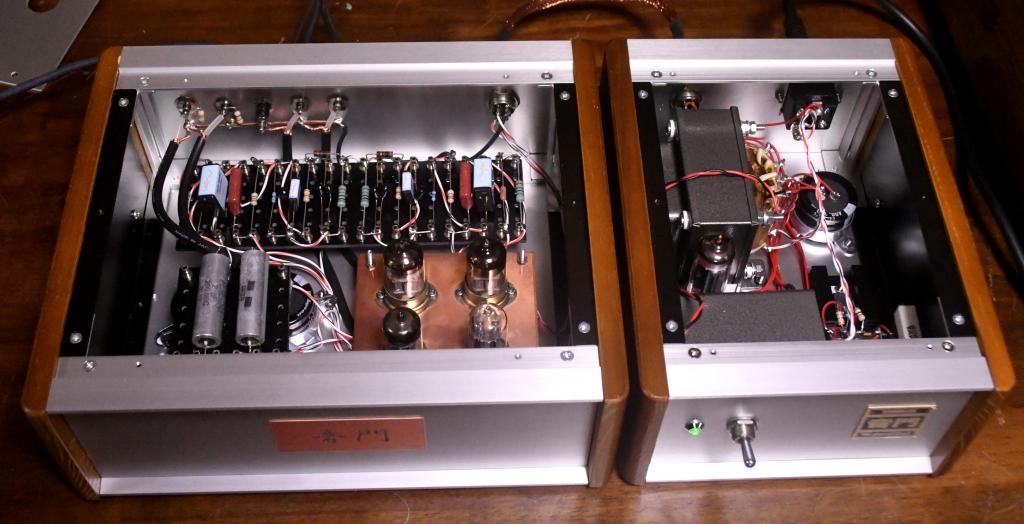 MM phono preamp using D3a tube with seperated power supply