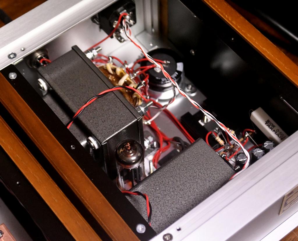 MM phono preamp using D3a tube with seperated power supply