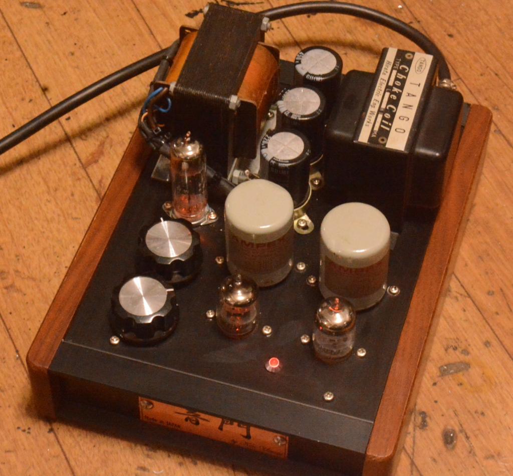 WE396A preamp tube amplifier with Ampex output transformer and Telefulken power trans