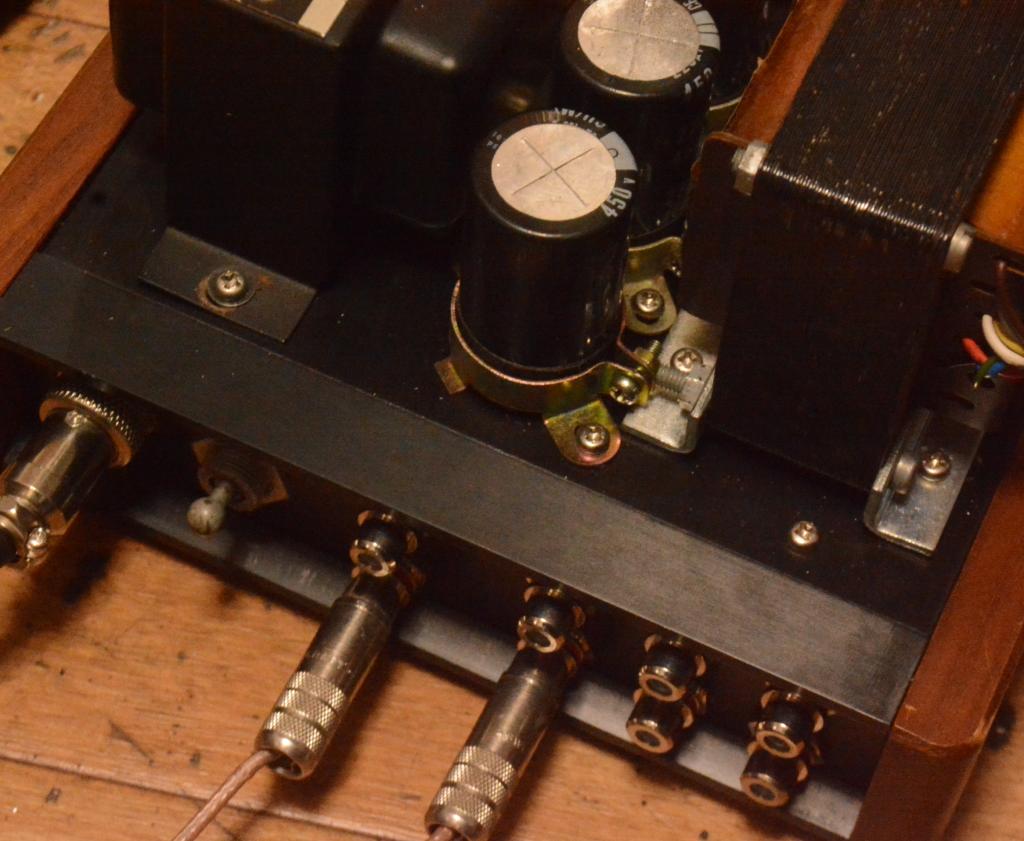  WE396A preamp tube amplifier with Ampex output transformer and Telefulken power trans