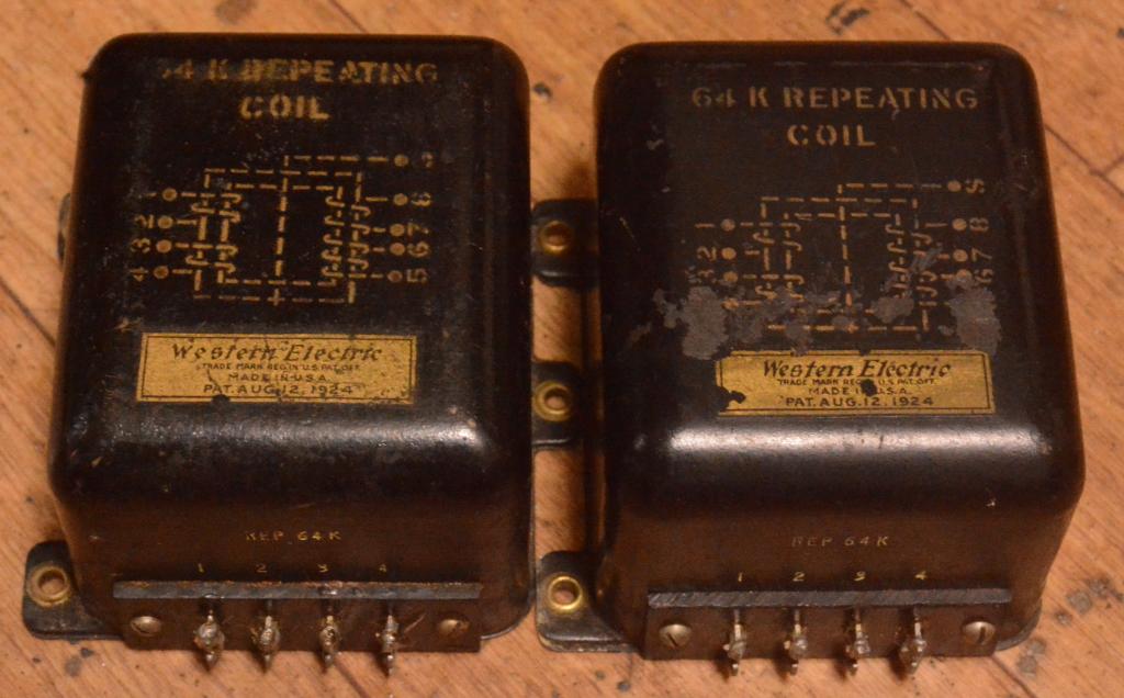 20s YEAR Western Electric REP COIL stepup ratio 1:2