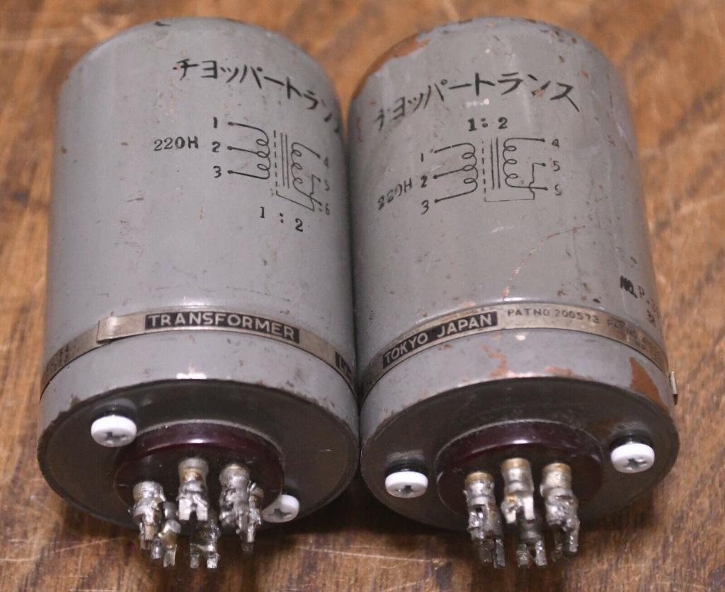 TAMURA input transformers x 2 , input , interstage, grid choke