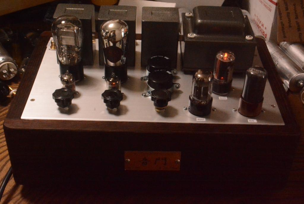 396A-71A tube pre-amplifier, voltage regulator 6SN7-6V6