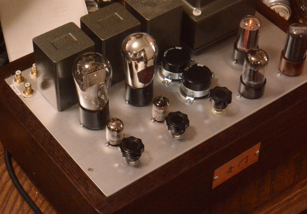 396A-71A tube pre-amplifier, voltage regulator 6SN7-6V6