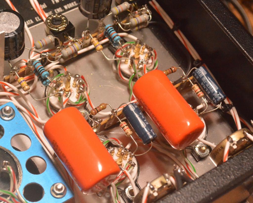 Audio Note Neiro type stereo tube amplifier with all Hirata TANGO