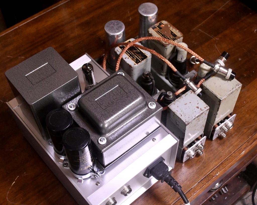 50s  year Langevin (Fairchild) 116B preamplifier matching pair with power supply