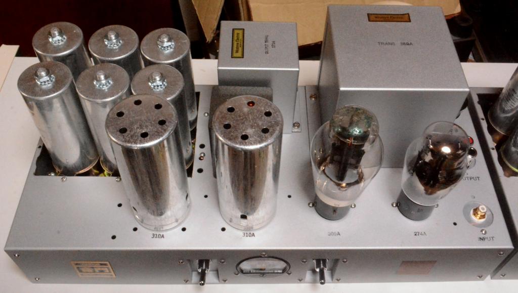 Western Electric 91A type tube amplifier replica monoblock x 2