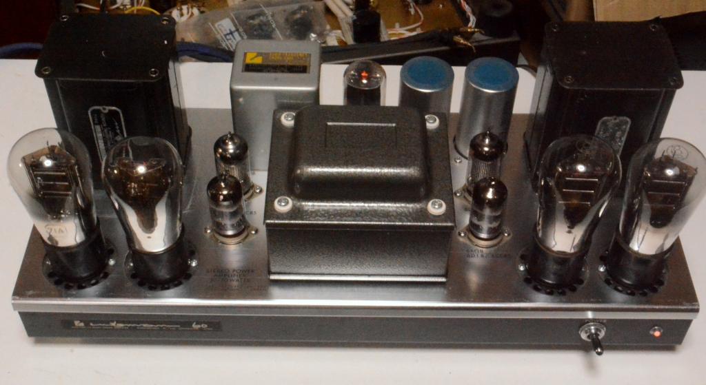 71A PP stereo tube amp with Kenyon T-108 output transformer 100~117V input