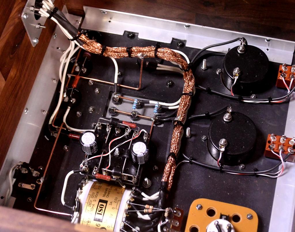 45 PSE tube amplifier with power supply separated, special order made X series transformer