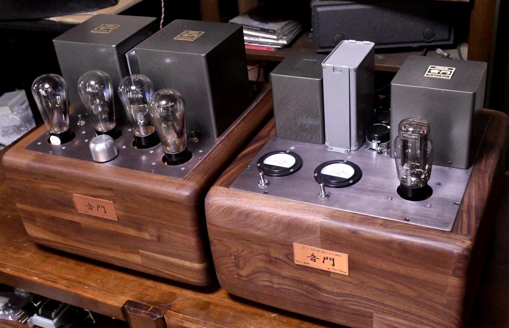 45 PSE tube amplifier with power supply separated, special order made X series transformer
