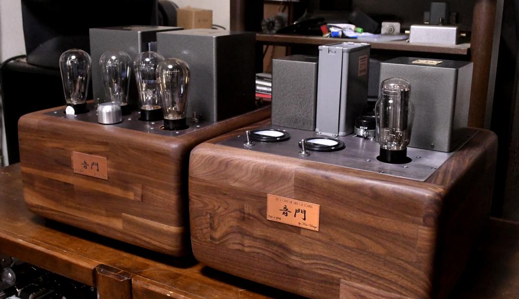 45 PSE tube amplifier with power supply separated, special order made X series transformer