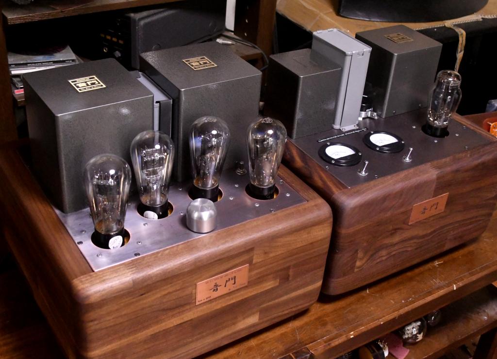 45 PSE tube amplifier with power supply separated, special order made X series transformer