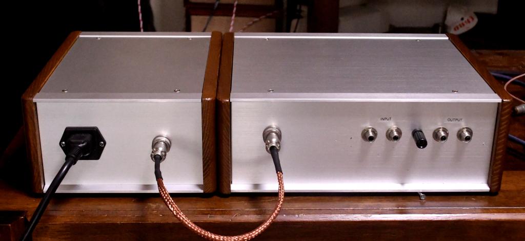 MM phono preamp using D3a tube with seperated power supply