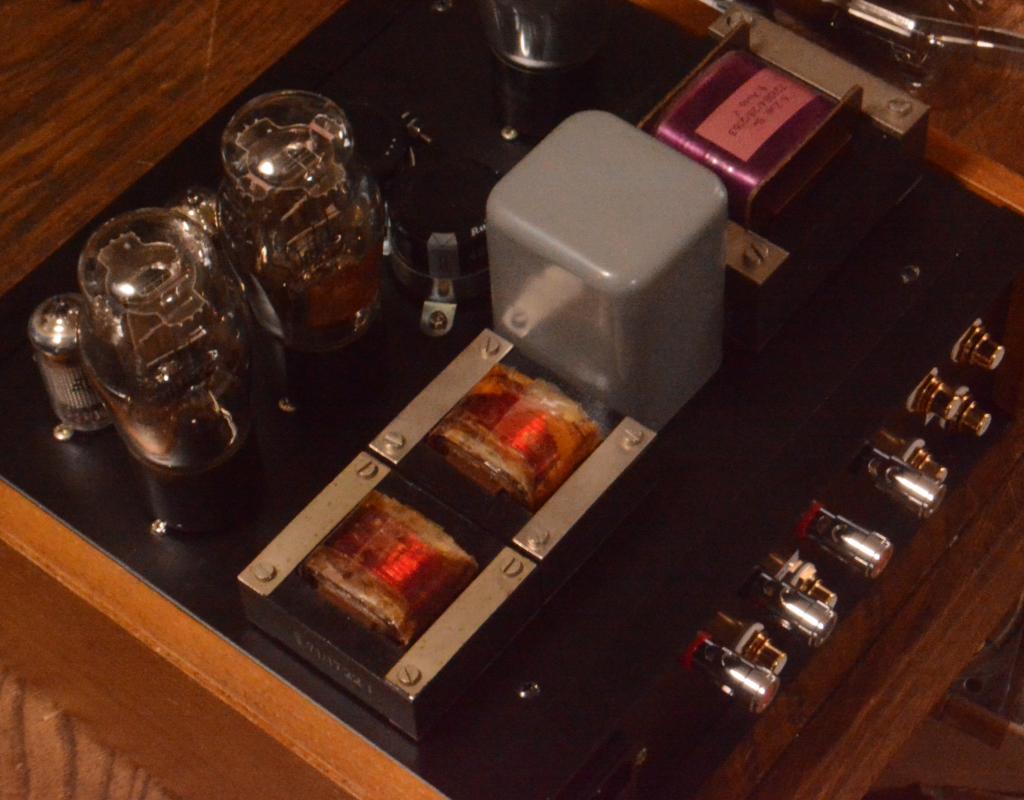 71A SE tube amplifier using as preamp and power amp with 1W output * bluetooth receiver