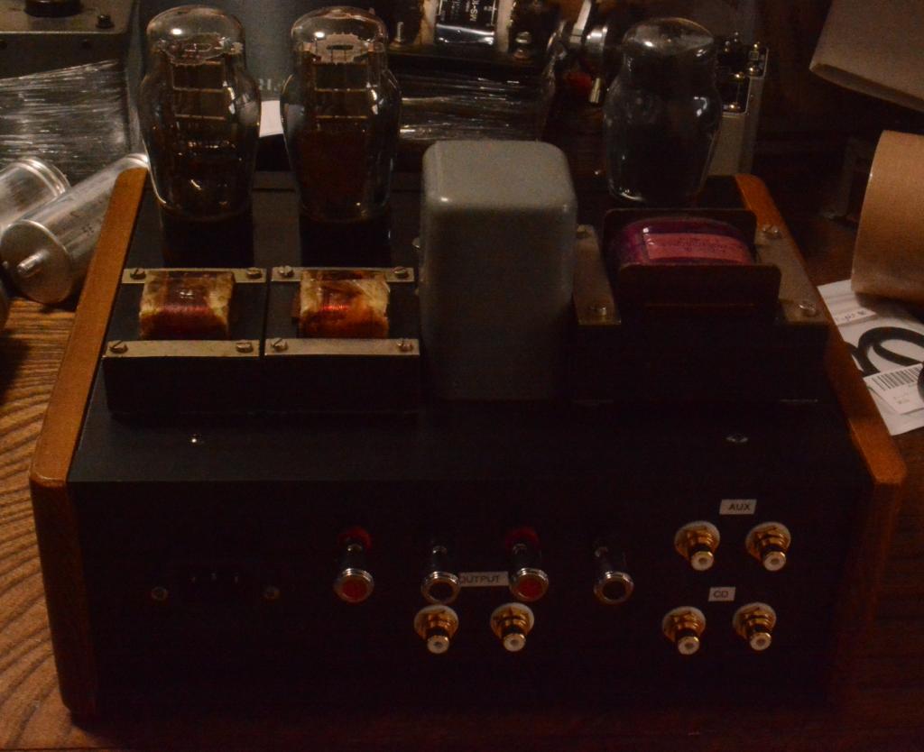 71A SE tube amplifier using as preamp and power amp with 1W output * bluetooth receiver