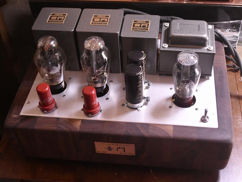 300B stereo tube amplifier class A1, 9W output