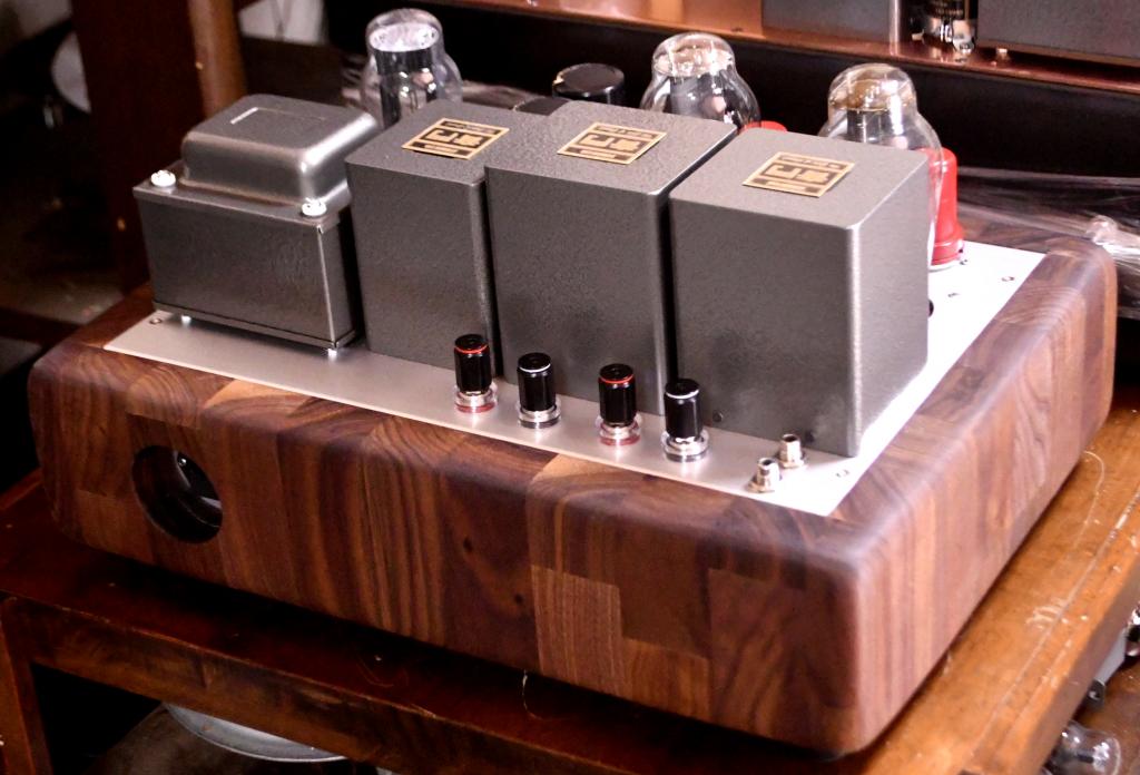 300B stereo tube amplifier class A1, 9W output