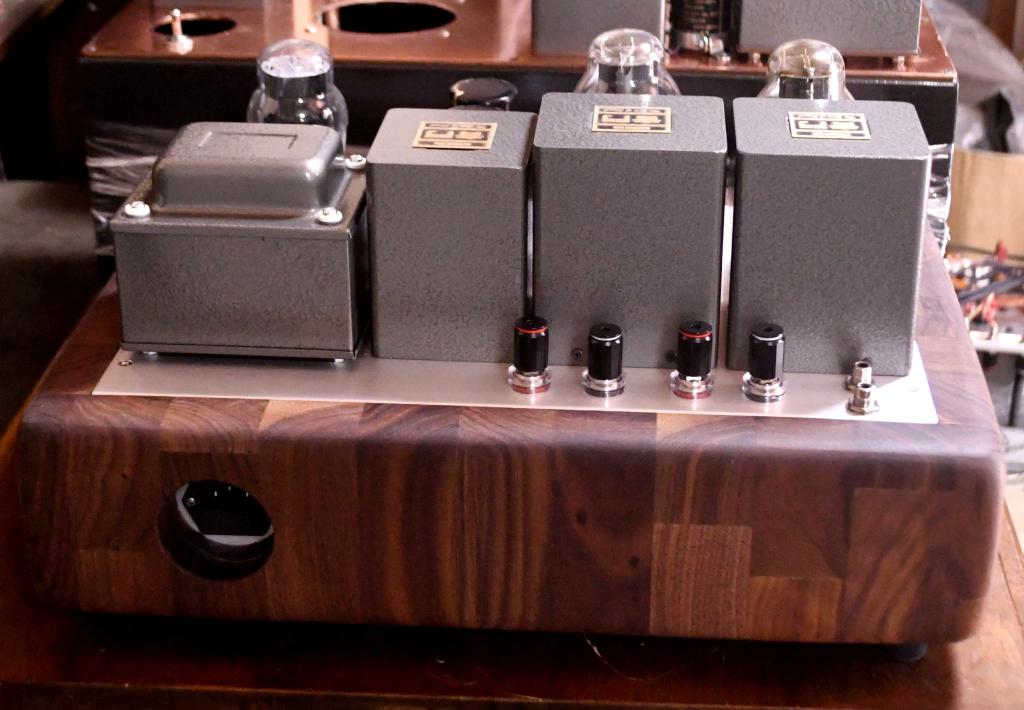 300B stereo tube amplifier class A1, 9W output