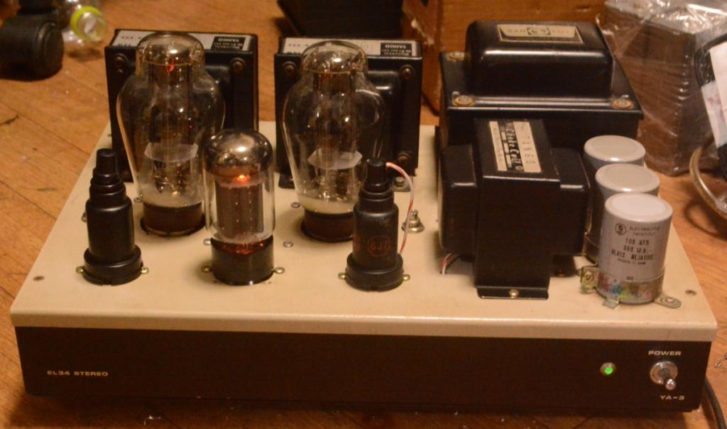 300B SE stereo tube amplifier class A1 with ALL Hirata TANGO transformer