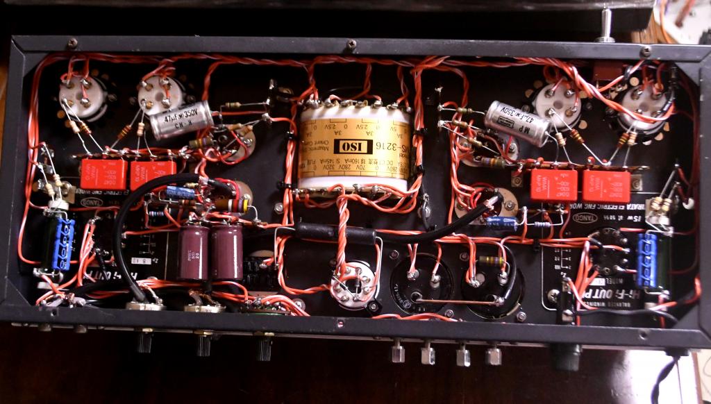 71A PP stereo tube amp with TANGO output transformer 100~117V input