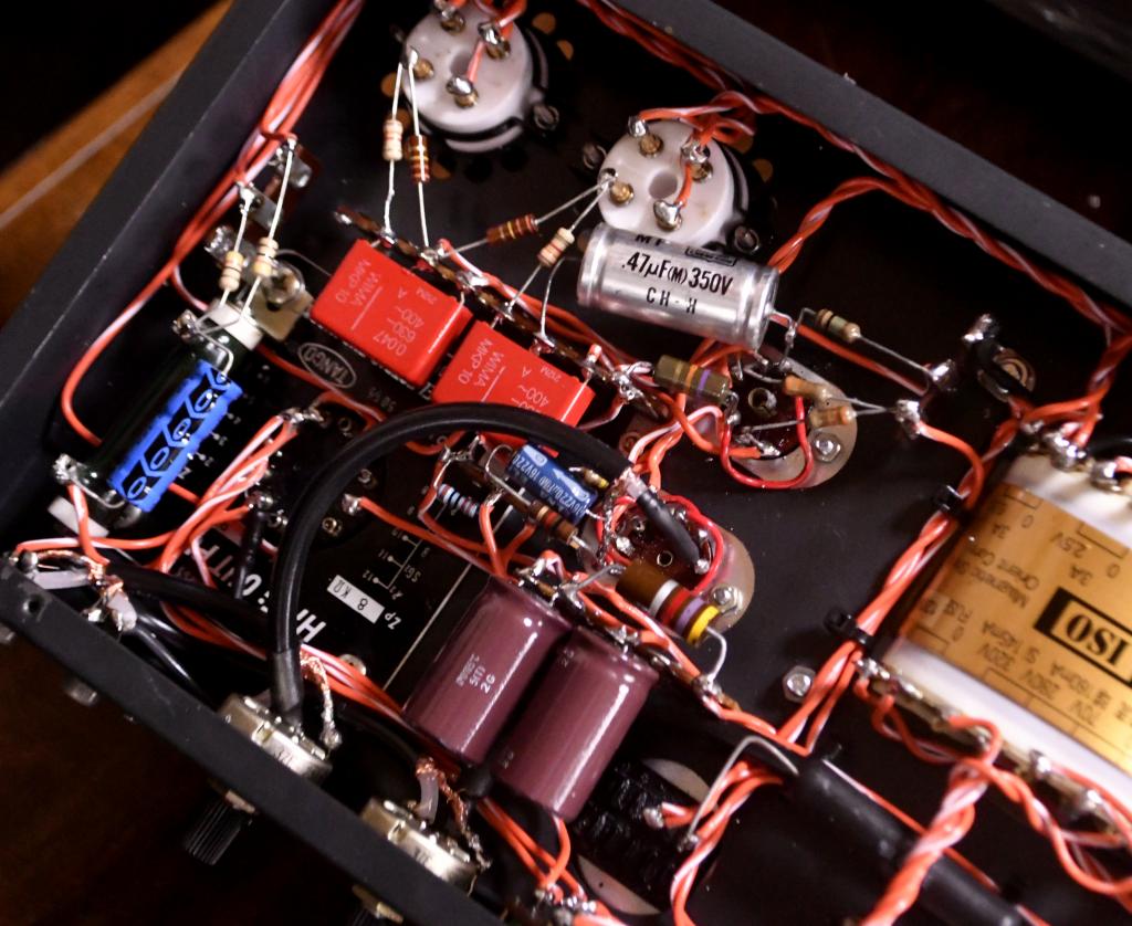 71A PP stereo tube amp with TANGO output transformer 100~117V input