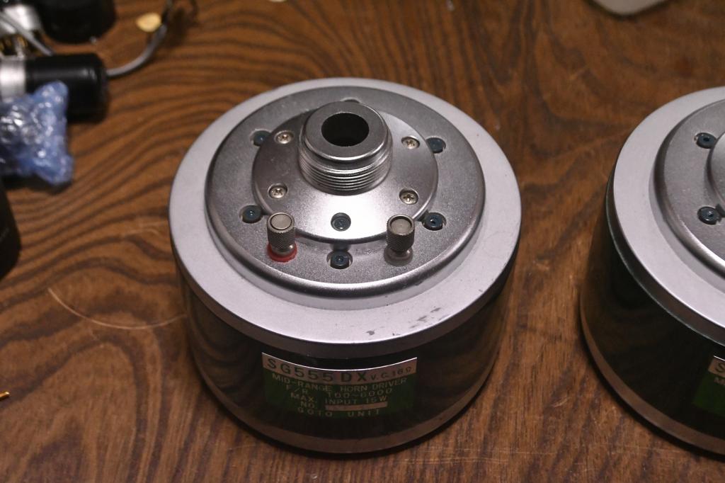 Used Early GOTO UNIT SG-555DX titanium diaphragm for middle low range WE.555