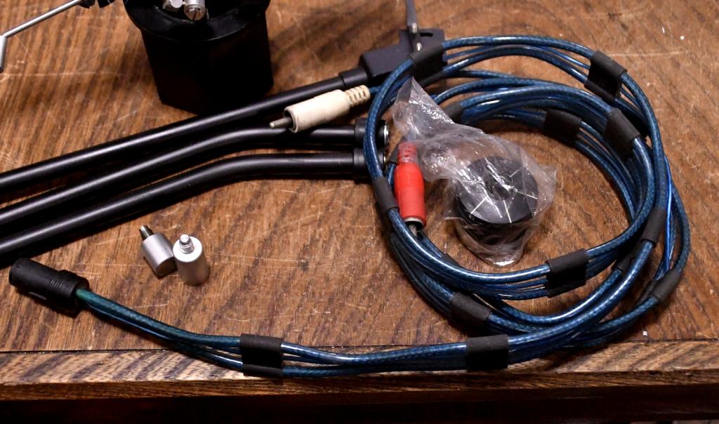 Audio Craft AC-4000MC long type tonearm one pivot oil damped type with 4 armwards, subweight, cable