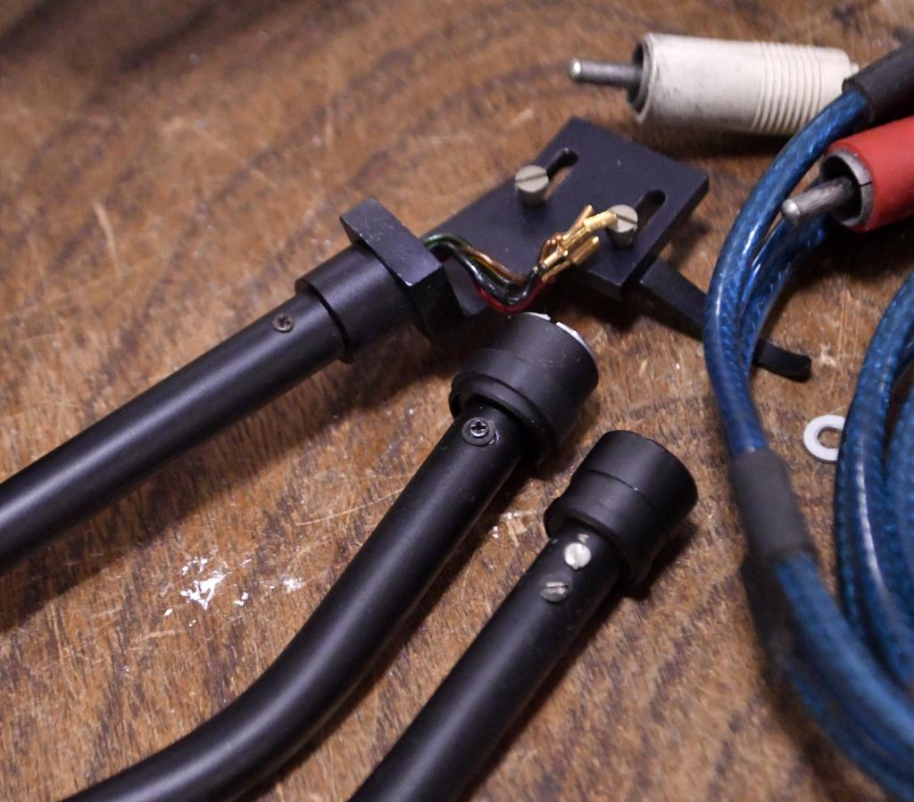 Audio Craft AC-4000MC long type tonearm one pivot oil damped type with 4 armwards, subweight, cable