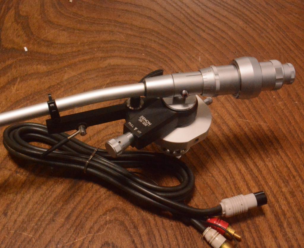 Denon DA-308 12inches long tonearm for professional with cable, sub weight