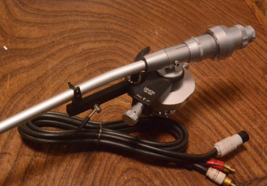 Denon DA-308 12inches long tonearm for professional with cable, sub weight