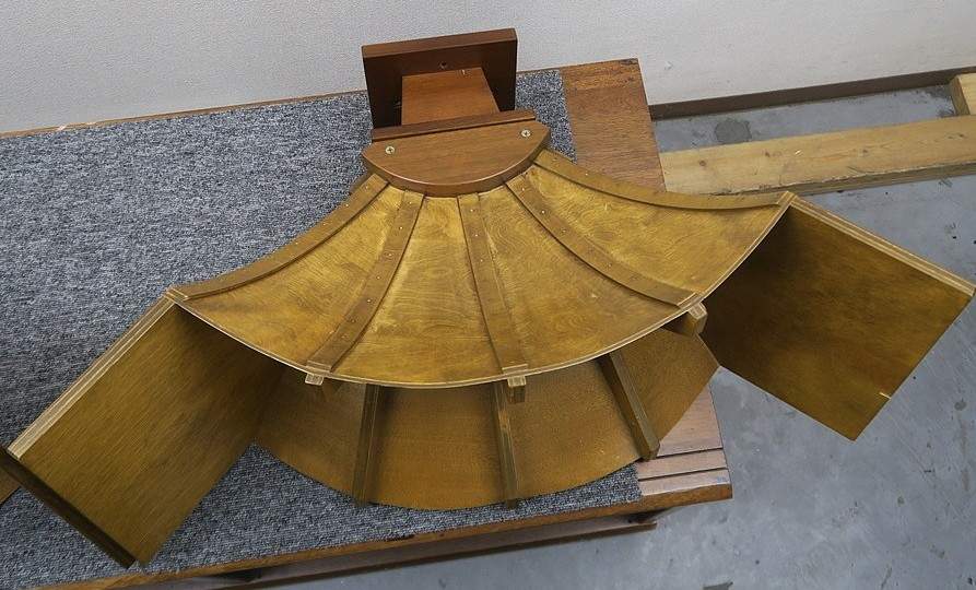 Western Electric type wooden horn for YL, JBL, ALTEC driver * VG++ condtion