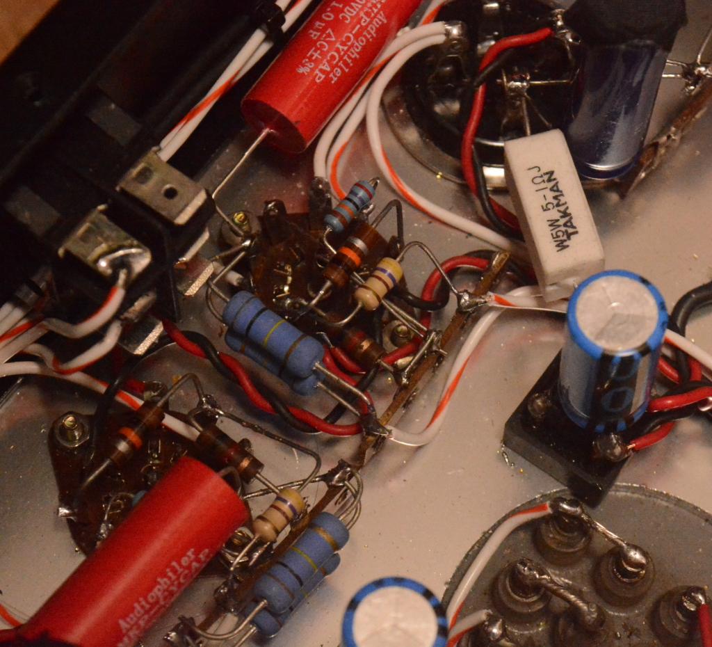We396A-71A tube stereo headphone, line preamp, booster, amplifier * TAMURA trans