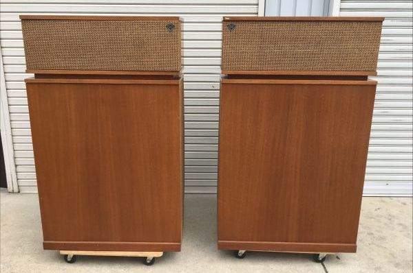 Pair Klipsch Klipschorn speaker