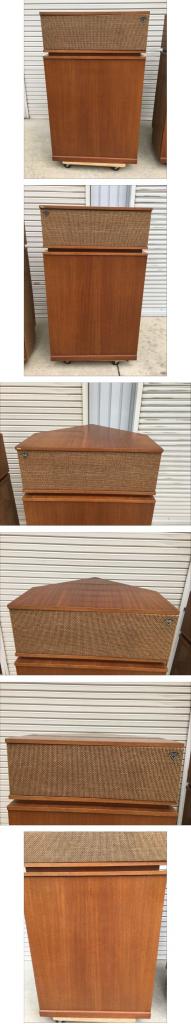 Pair Klipsch Klipschorn speaker
