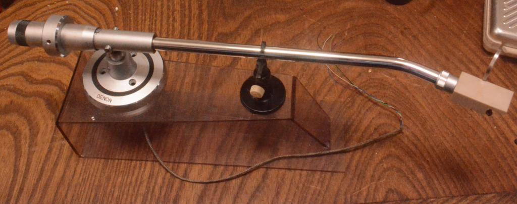 Nippon Columbia Denon DA-304 tonearm with Denon headshell * PERFECT
