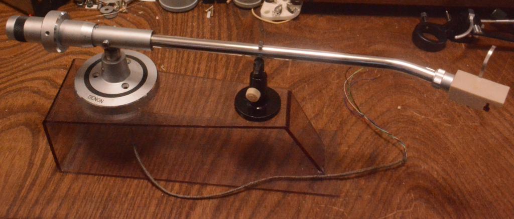 Nippon Columbia Denon DA-304 tonearm with Denon headshell * PERFECT