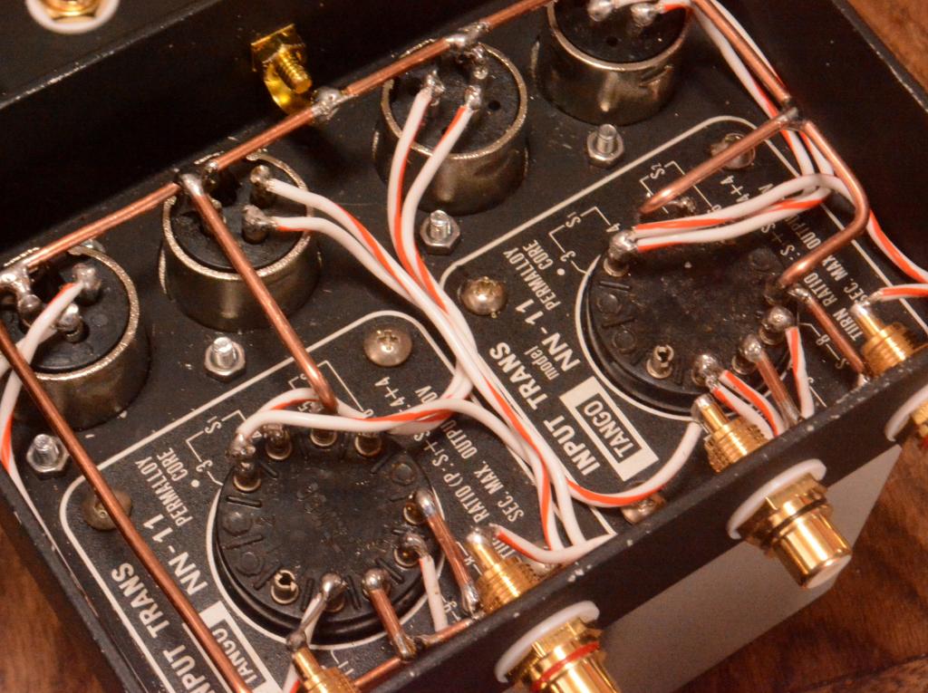 Hirata TANGO NN-11 input, stepup transformer w permalloy core