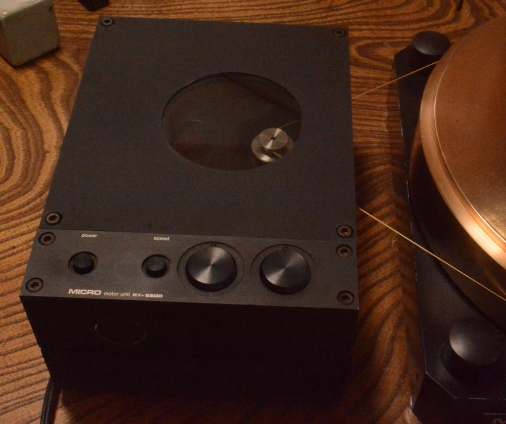 Micro seiki RX-5000, RY-5500 turntable with gun metal flatter use for 4 tonearms
