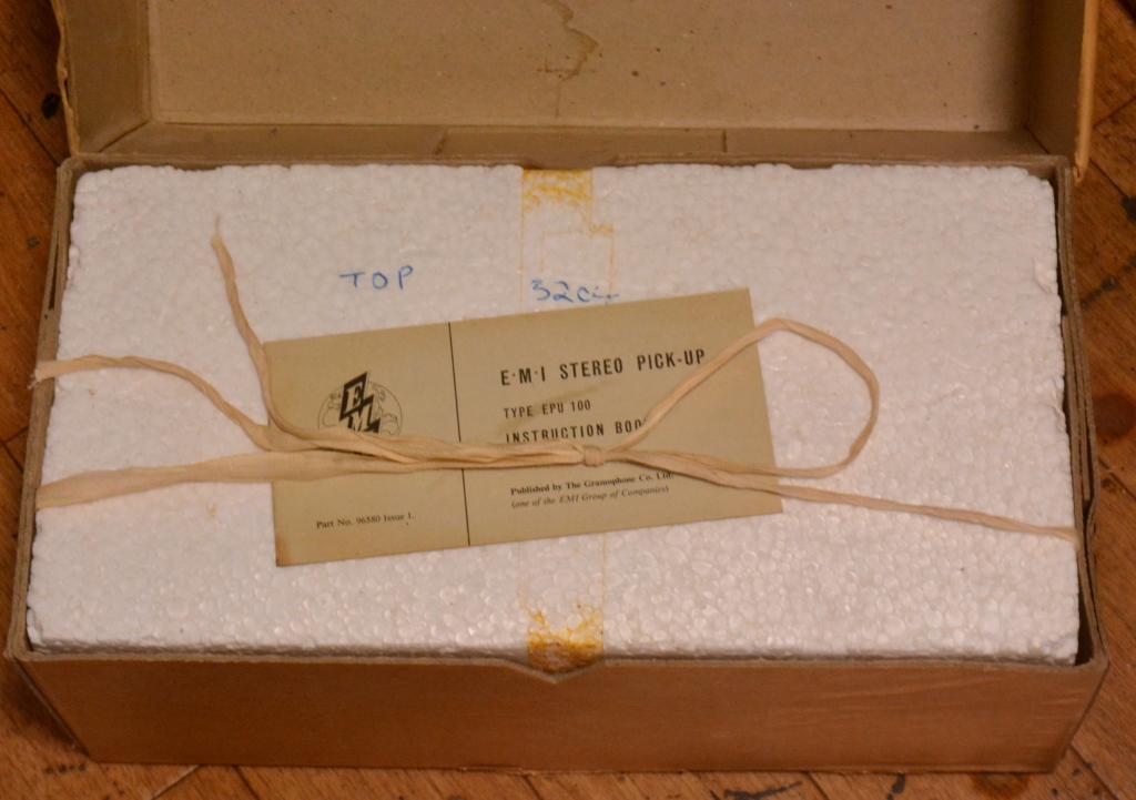 50s year EMI EPU-100 stereo tonearm with cartridge