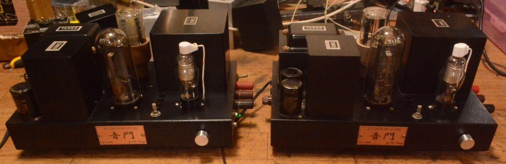 Western Electric 91B type PX-25 mono block x 2 tube amplifier with FX-3.5S transformer