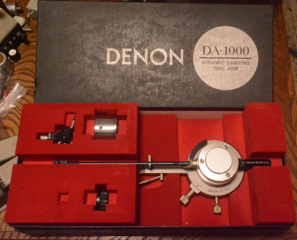 Denon DA-1000 long tonearm using for light compliance cartridge * Ex RARE